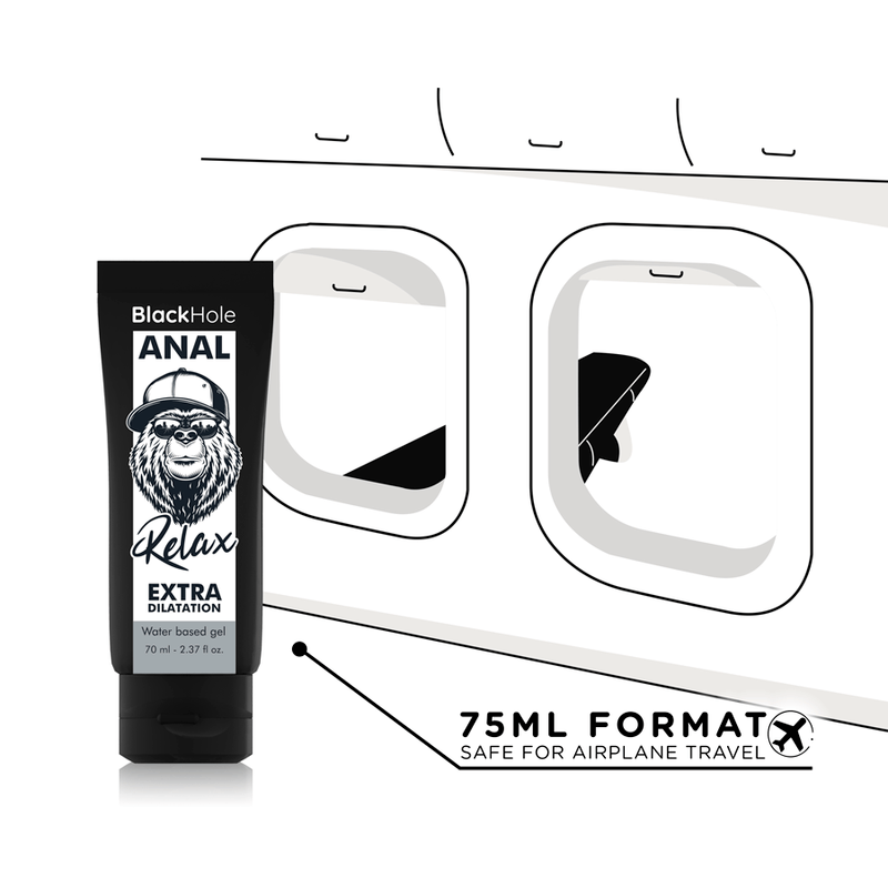 BLACK HOLE - GEL DE DILATATION ANALE À BASE DEAU 70 ML – Image 5